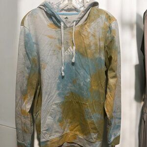 Adidas Performance Essentials Tie Dye Hoodie for Men Sweatshirt Size Medium